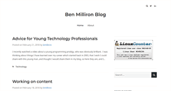 Desktop Screenshot of benmilliron.com