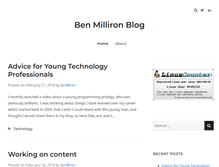 Tablet Screenshot of benmilliron.com